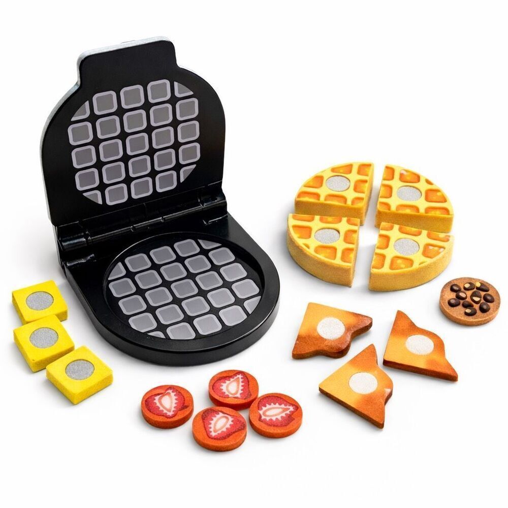 MELISSA DOUG FOOD PRESS & SERVE WAFFLE DISCONTINUED VERY RARE Used